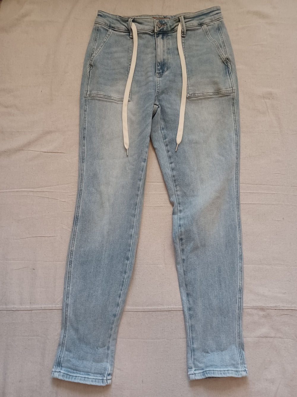 Judy Blue Light Blue Denim Jogger with Drawstring Women's Size 11/30